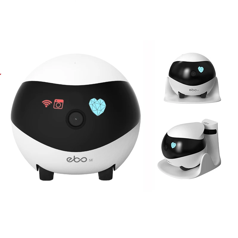 2021 Smart App Control Ebo Es Pet Companion Robot Camera Electron Interactive Robotic Toys For Cat Children The Aged