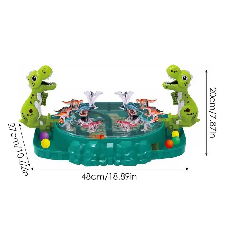 Portatile Dinosaur Target Double Battle Board Game Con Puntamento Del Gioco Da Tavolo Gioco Da Tavolo Interattivo Genitore-Figlio Regalo