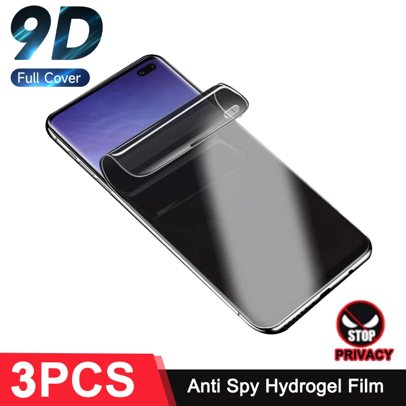 3Pcs Privacy Hydrogel Screen Protector Per Samsung Galaxy S23 Ultra S23 S23Plus Hd Full Screen Privacy Hydrogel Film