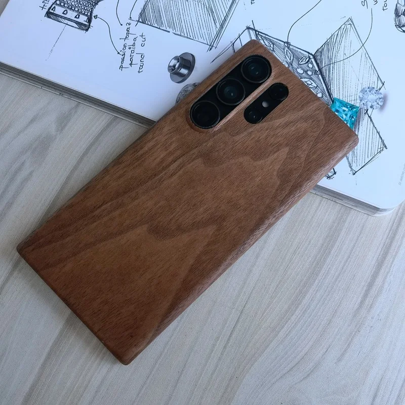Per Samsung Galaxy S23 Ultra Walnut Cherry Wood Palissandro Bamboo Cover Posteriore In Legno Per Samsung S23 Ultra S23Plus