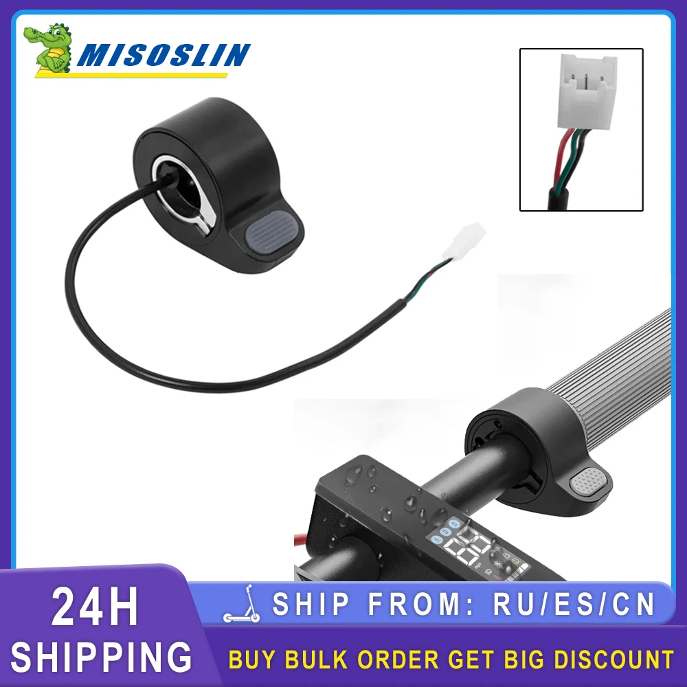 Thumb Throttle Per Xiaomi 4 Pro Scooter Elettrico Acceleratore Grip Controllo Della Velocità Finger Brake Booster Kickscooter Parts