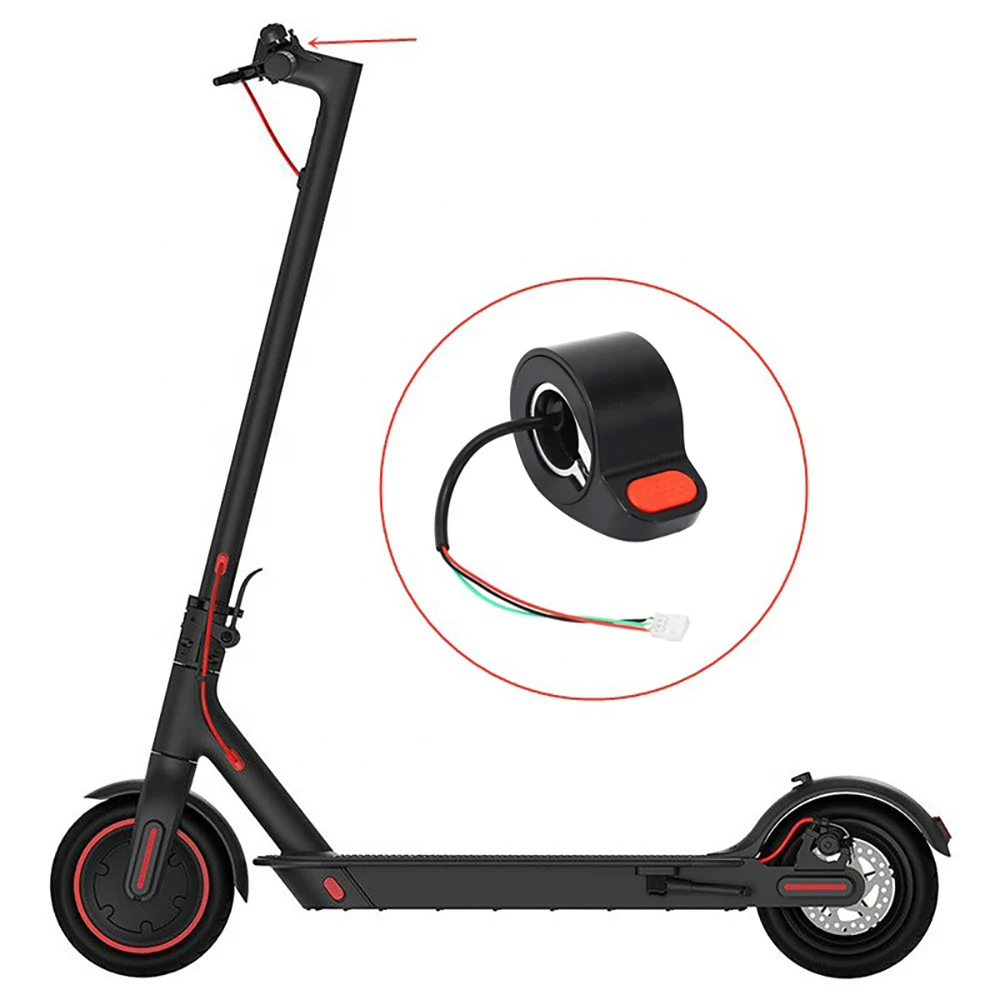 Acceleratore Universale Per Scooter Elettrico Per Xiaomi M365 Pro Pro2 Acceleratore Rosso Thumb Throttle Kickscooter Finger Throttle Booster