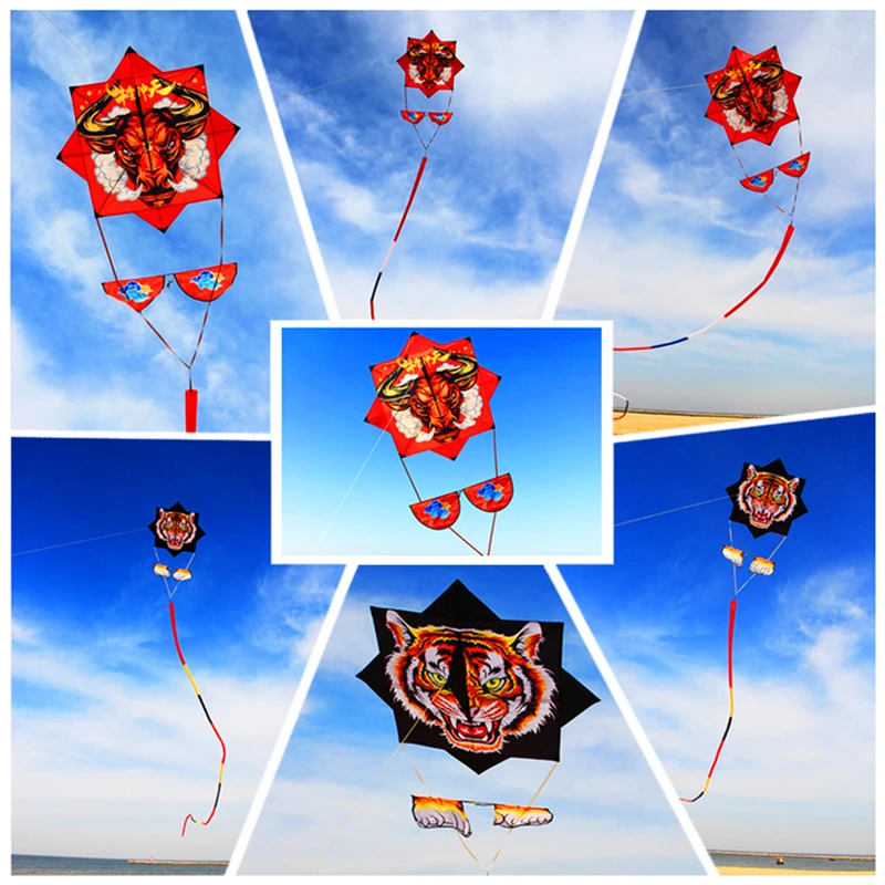 Spedizione Gratuita Gossip Kite Reel Ripstop Nylon Kite Sport Surf Kite Bar Outdoor Brinquedos Octopus Designs Model Glid