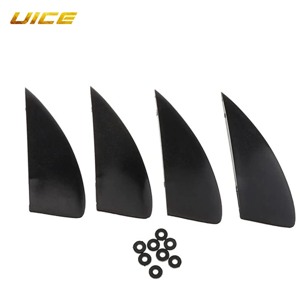 4 Pezzi Set Fin Per Kiteboarding Fin Kitesurf Kite Board Fly Surf Gear Fly Kite Tavola Da Surf Fin Accessori