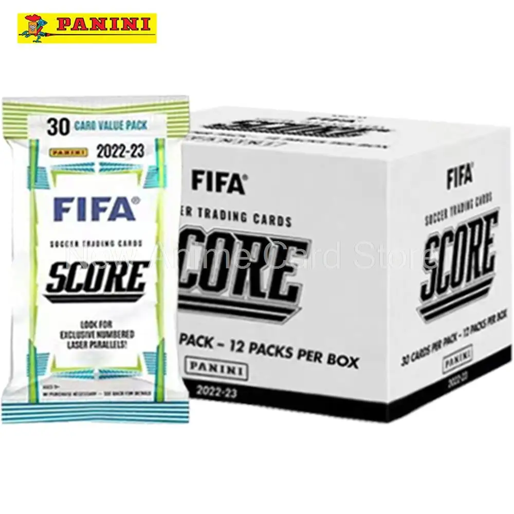 Panini Fifa Score Foot Ball Stars Cr7 Mbappe Collection Cards Qatar World Cup Soccer Star Messi Ronaldo Limited Signature Cards