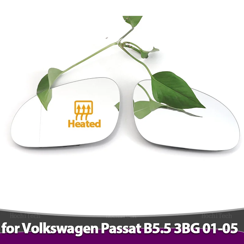 Vetro Specchietto Retrovisore Elettrico Grandangolare Riscaldato Laterale Per Sostituzione Volkswagen Passat B5.5 3Bg 2001-2005