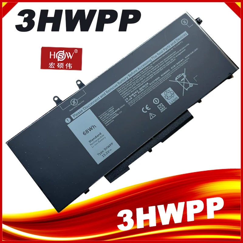 Batteria 3Hwpp 68Wh Per Batteria Dell Latitude 14 5410 5510 5511 Per Dell Precision 3541 3550 3551
