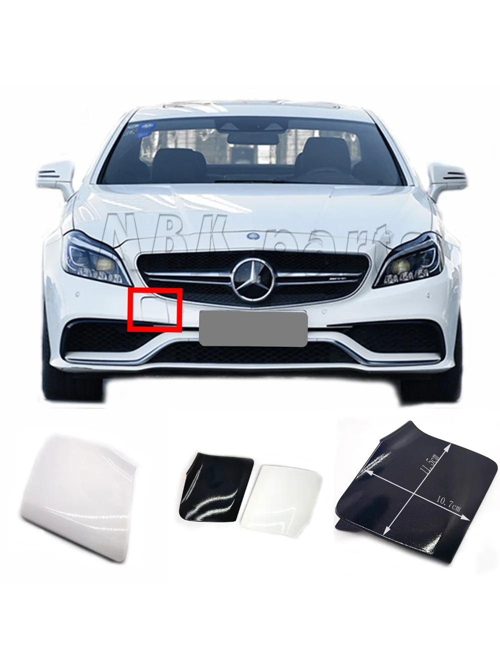 Fit 14-18 Mercedes-Amg Cls W218 Amg Line Cls63 Cls63S 63Amg S-Modell Coperchio Di Traino Anteriore A2188850726