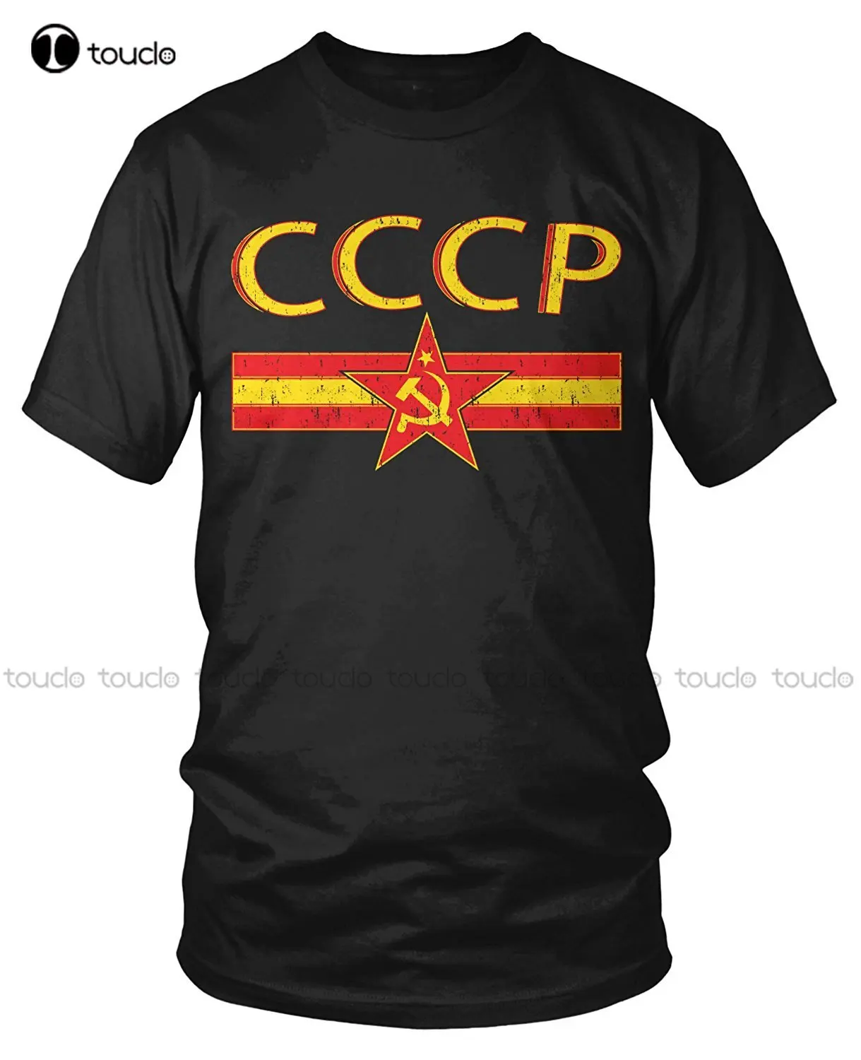 Nuove Magliette Da Uomo Moda Cccp Flag And Crest Da Uomo, Star Hammer E Falce T-Shirt T Shirt Manica Corta Unisex S-5Xl
