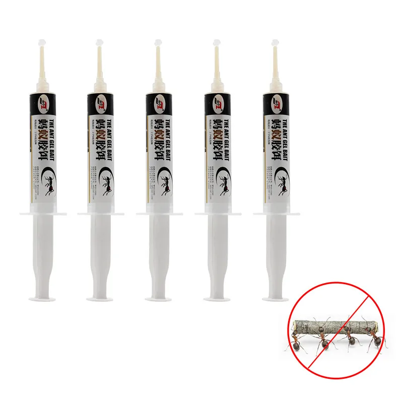 5 Pz/Lotto Ant Bait Drug Tubes Home Pest Killer Strong 15G Attraente Efficace Catena Di Miele Kill Toxic Ant Gel Poison Kitchen