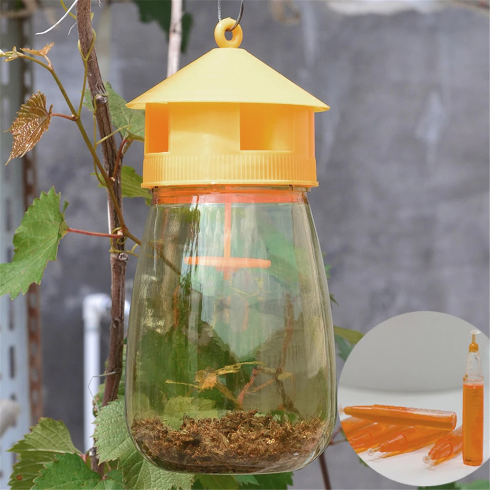 1 Pz Trappola Per Vespe Mosche Per Mosche Di Frutta Insetto Insetto Appeso Trappola Per Miele Killer No-Poison Hanging Tree Pest Control Tool