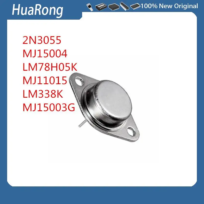 20 Pz/Lotto 2 N3055 Mj15004 Lm78H05K 7805 Mj11015 Mj11015G Lm338K Reg Mj15003G To-3