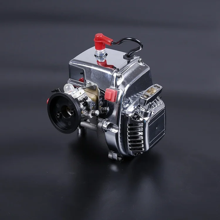 Motore Cromato A 4 Bulloni Da 30,5 Cc Con Walbro Carb E Candela Ngk Per 1/5 Hpi Baja Fg Losi Dbxl Fg Buggy Redcat Ricambi Auto