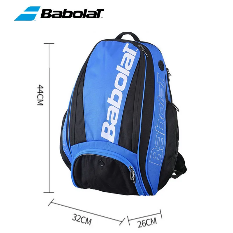 Borsa Da Tennis Babolat Blue Black Pure Drive 1 Confezione Zaino Da Tennis Per Racchetta Unisex Accessorio Per Scarpe Di Grande Capacità Borse Per Ten