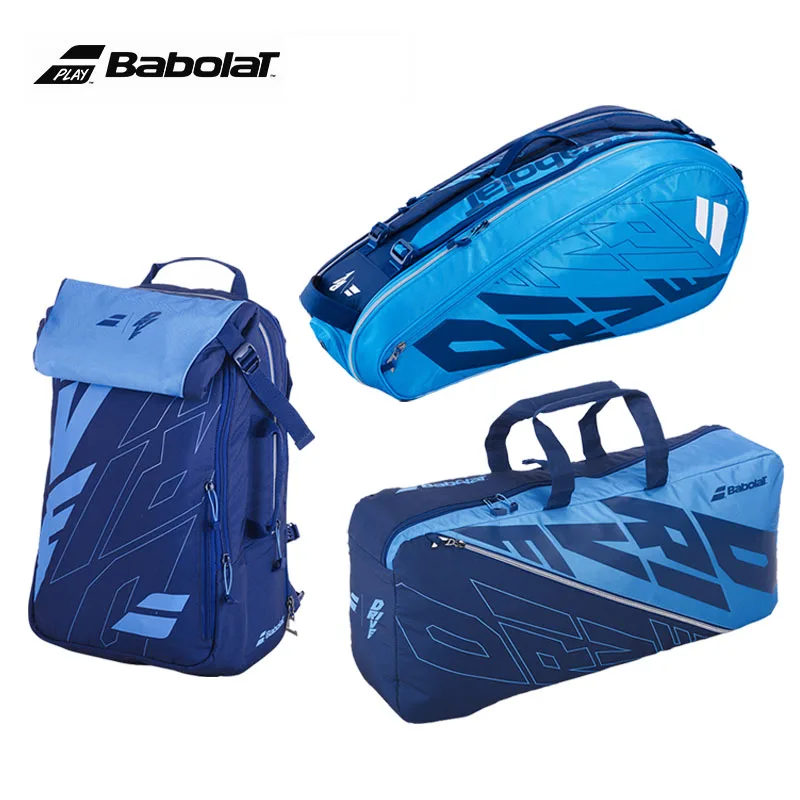 Uomo Donna 2021 Pure Drive Babolat Zaino Da Tennis 2 Usi Blu 3R 6R Borsa Per Racchette Da Tennis Portatile Pieghevole Badminton Padel Zaino