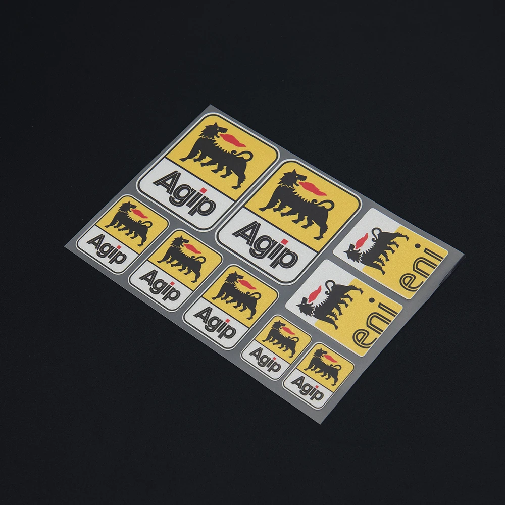 Agip Eni Lubrificanti Olio Adesivi Laminati Aprilia Graphics Ducati Decal Logo Per Suzuki Honda Kawasaki Ducati Yamaha Moto