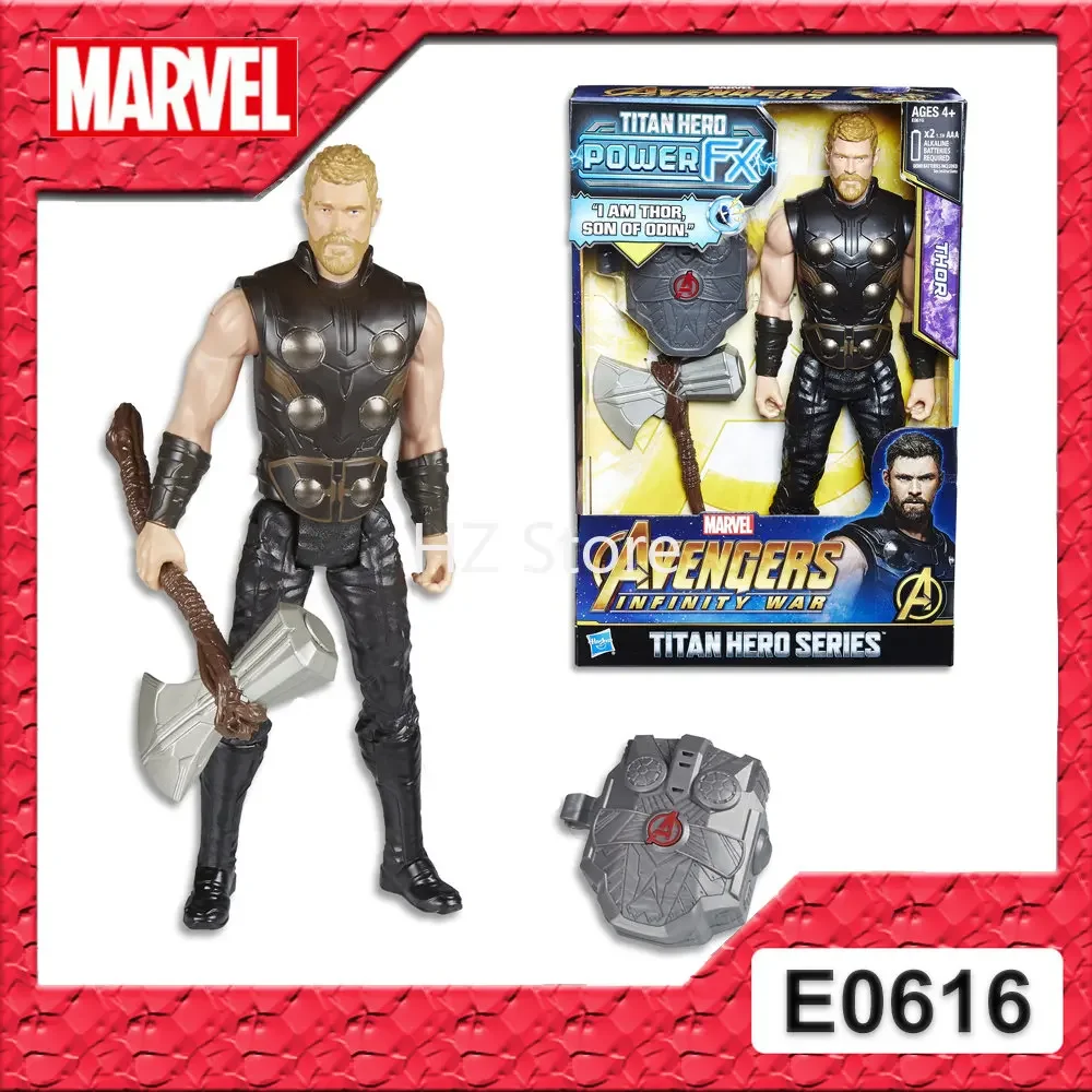 Y Infinity War Marvel Titan Hero Series Action Figure Toys For Kids, Thor Ragnarok Con Power Fx Pack, Regalo Di Compleanno, E0616