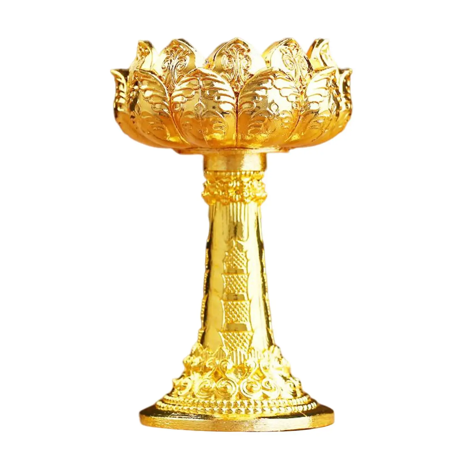 Lotus Ghee Portalampada Portacandele Portacandele Forniture Per Altare Per La Casa