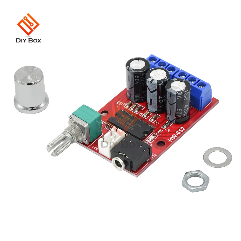 Yda138E Amplificatore Bordo 12W + 12W Hifi Stereo Audio Digitale Amplificador Speaker Amp Per Yamaha Mk145 Scheda Audio Subwoofer Dc 12V