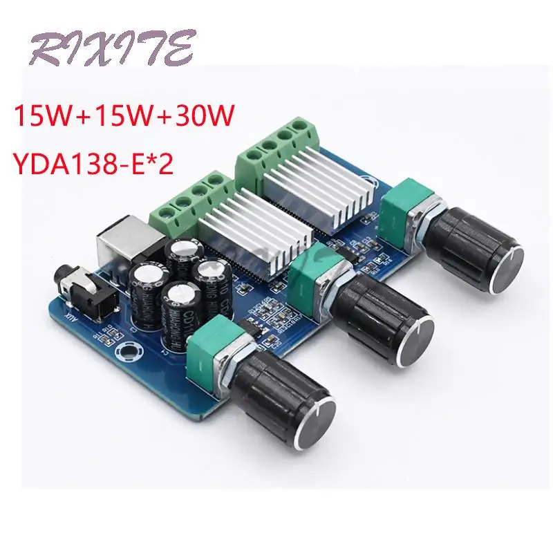 Dc 12V 2*15W + 30W Yda138-E * 2 Yamaha 2.1 Canali Stereo Digitale Audio Amplificatore Di Potenza Scheda Basso Subwoofer Amp Xh-A355 Audio
