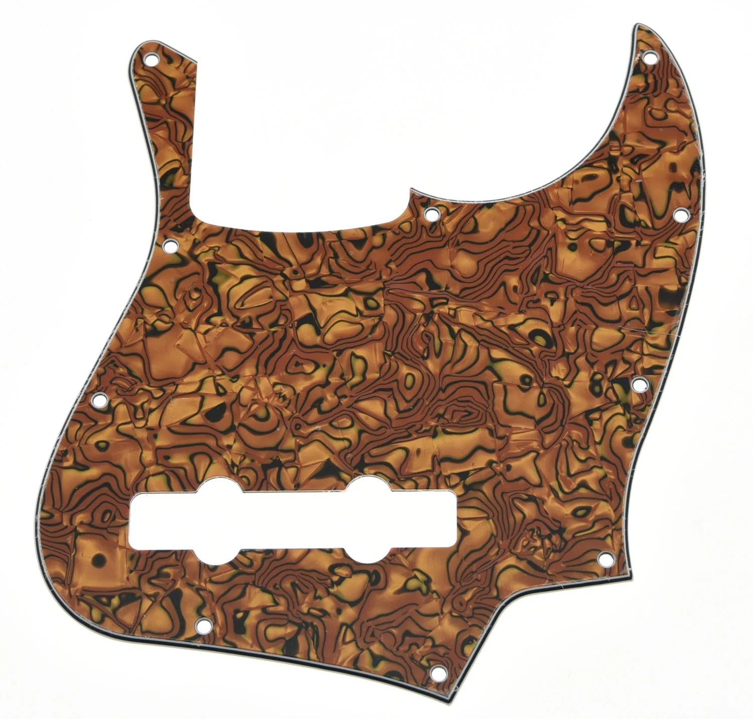 Kaish Tiger Stripe 5 String Jazz J Bass Pickguard Scrach Piastra Usa Spec Adatto Per Fender