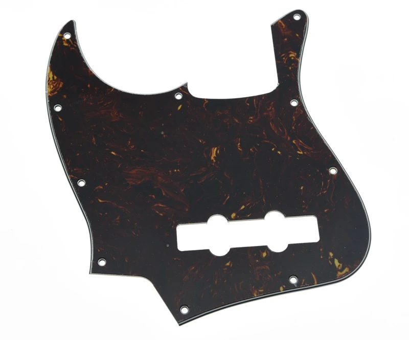 Kaish 4 String Jazz J Bass Pickguard Mancino Scrach Piastra Dark Tortoise Per Fender
