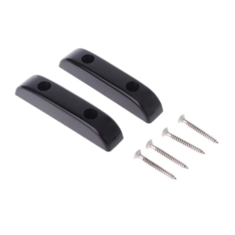 2 Pezzi Per Black Thumb Rest/Tug Bar/Finger Pull Per Bass
