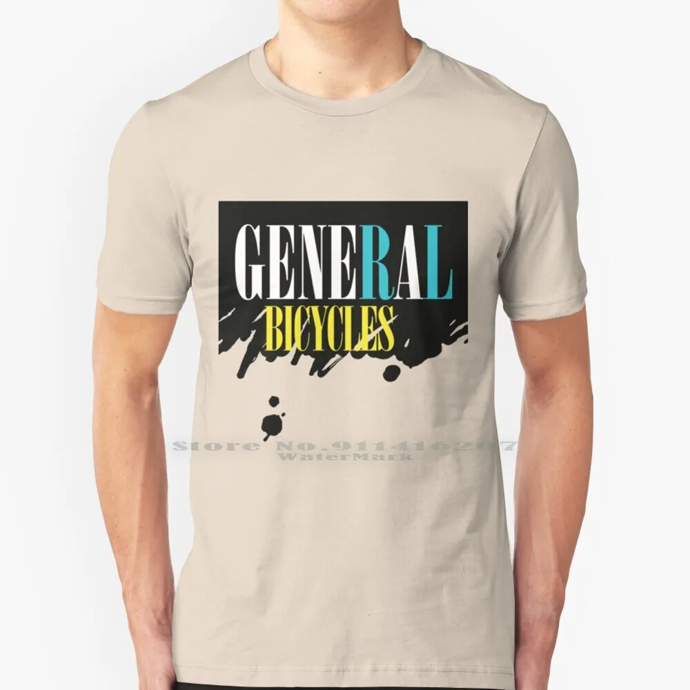 Biciclette Generali Bmx 1987 T Shirt 100% Puro Cotone Bici Bicicletta Ciclo Mountain Motocross Mtb Racing Freestyle Rad Radical Et E