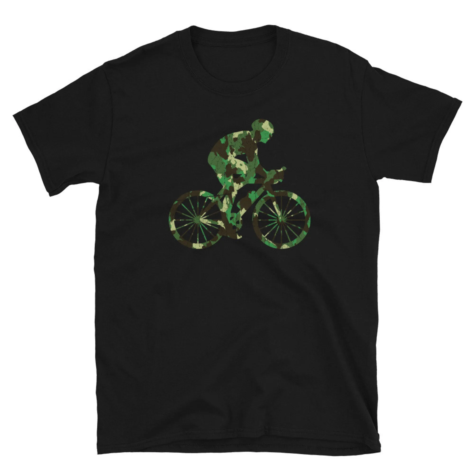 Camo Bmx Biker Tricks T Shirt Camouflage Biking S Freestyle Bike Racing