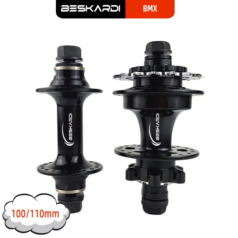 Beskardi Bmx Hub 100/110Mm Anteriore 100 Cerchio Freno Posteriore 6 Bulloni Disco 16T Ingranaggi Freestyle Corpo Mozzo Al7075 36 Telai Per Bici Bmx