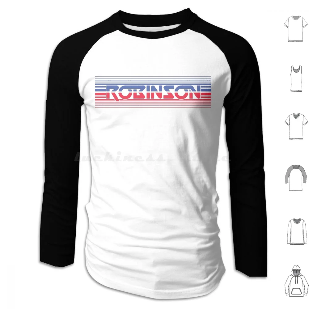 Robinson Old School Bmx Felpe Con Cappuccio Manica Lunga Bici Bicicletta Ciclo Mountain Motocross Mtb Racing Freestyle Rad