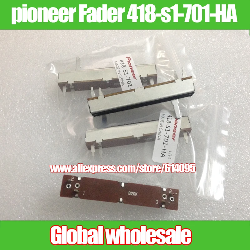 3 Pezzi Nuovo Per Pioneer Ddj-Sr Sx Xdj-R1 Fader Potenziometro Muslimt Vertical Fader