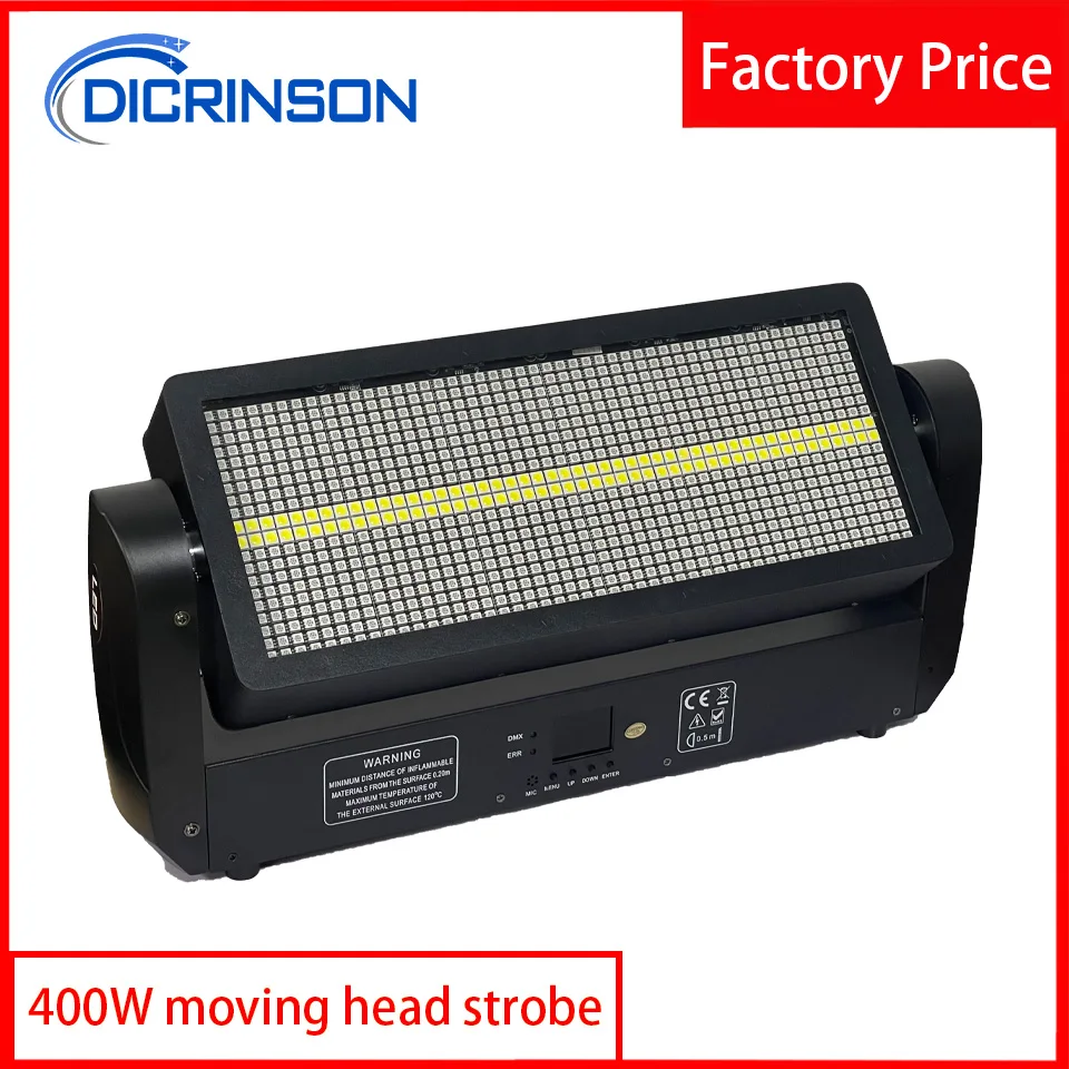 Dicrinson 1500W Rgb 3 In1 Led Strobe Light Dmx Controllato 8 Segmenti Strobe Dj Disco Light Sfondo Illuminazione Effetto Decorativo