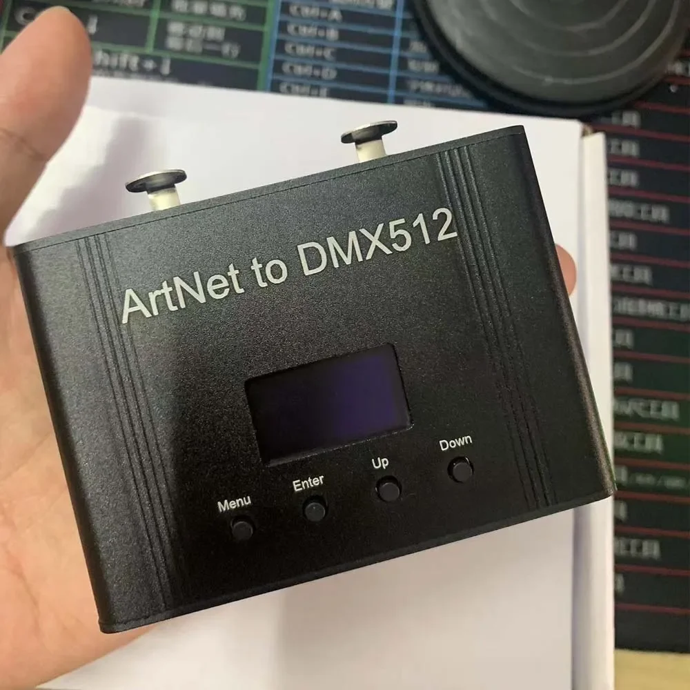 Artnet Dmx 512 Interfaccia Controller Di Illuminazione Ethernet 2 Universe 1024Ch Longying