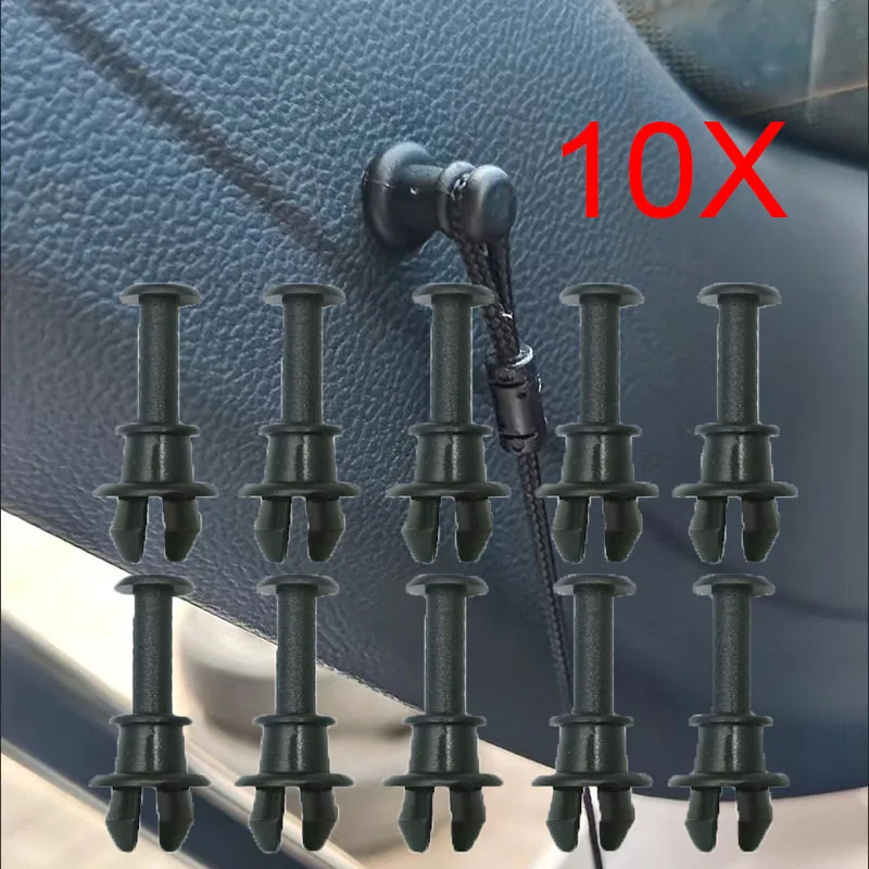 10X Parcel Shelf Tray String Clips Hook Per Vw Golf Mk5 Mk6 Tigaun Polo Up Skoda Octavia Fabia Superb Audi A3 Q2 Q3 Q5 S3 Seat