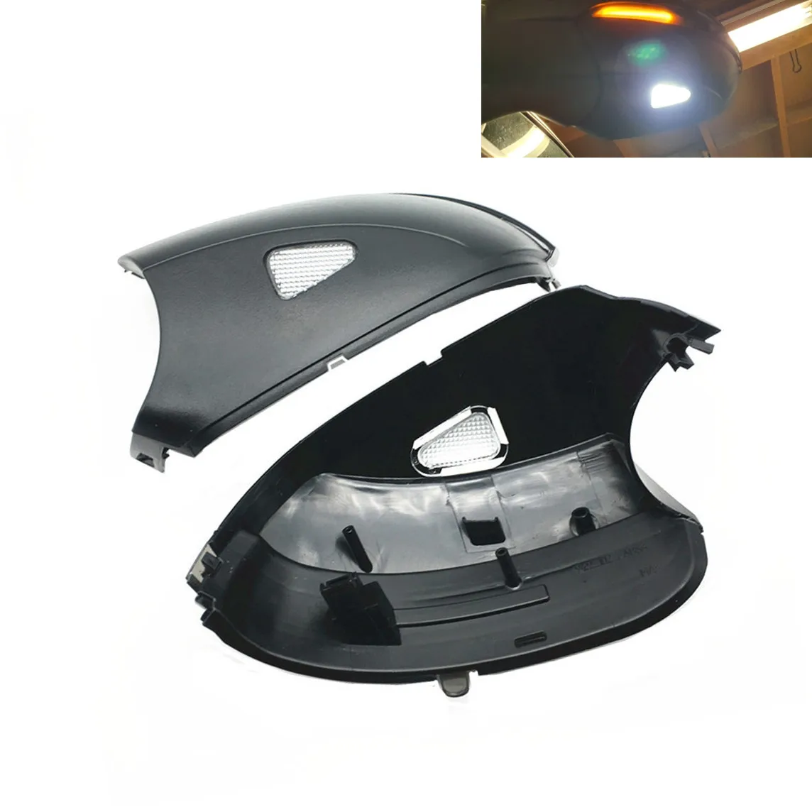 2Pcs Led Side Wing Indicatore Di Direzione Dinamico Per Volkswagen Vw Passat B7 2011-2015 Vw Scirocco 2009 Up (Non Adatto A Scirocco R)