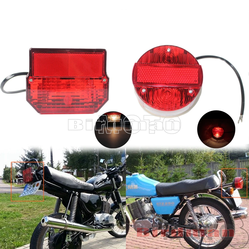 Fanali Posteriori Posteriori Rossi Per Moto Fanale Posteriore A Led Per Suzuki Ts125 Ts150 Ts250 Mz Etz 150 Etz 250 Etz 251 Etz 301