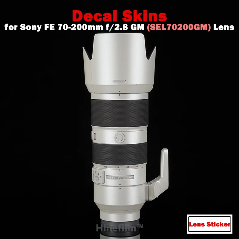 Fe70-200 F2.8 Gen 1 Lens Sticker Sel70200Gm Cover Skin Per Sony Fe 70-200Mm F/2.8 Gm Oss Lens Protector Coat 70200 Wrap Sticker