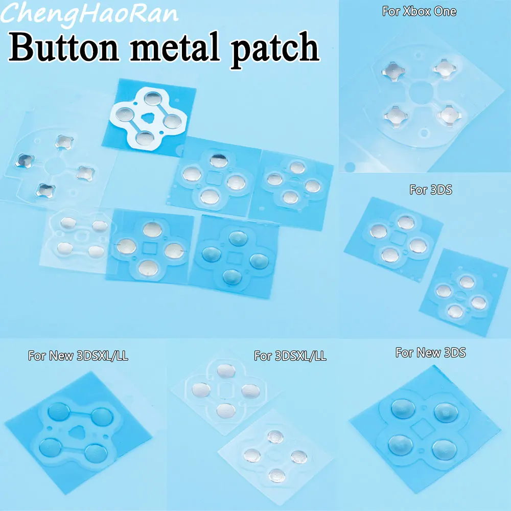 1 Pz Per Xbox One S/3Ds/New 3Ds/New 3Ds Xl Ll/3Ds Xl Ll Controller D Pad Metal Key Patch Pulsante Dome Pcb Pulsante Pellicola Conduttiva