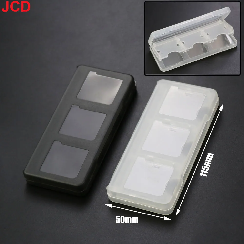 Jcd 6 In1 Scatola Per Carte Da Gioco Nera/Bianca Per Ds Lite Ndsl Ndsi Xl Ll Per 3Ds New 3Ds Ll Xl Scatola Per Cartucce Portatile