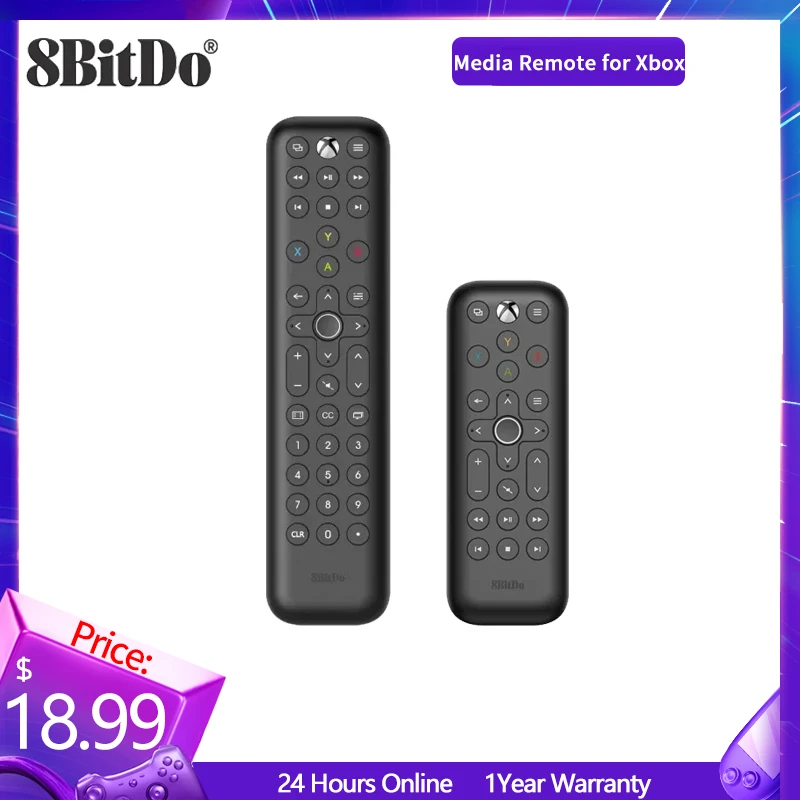 8Bitdo Media Remote Per Xbox (Long Edition) E (Short Edition) Per Xbox Series X Xbox Series S Xbox One Accessori Di Gioco