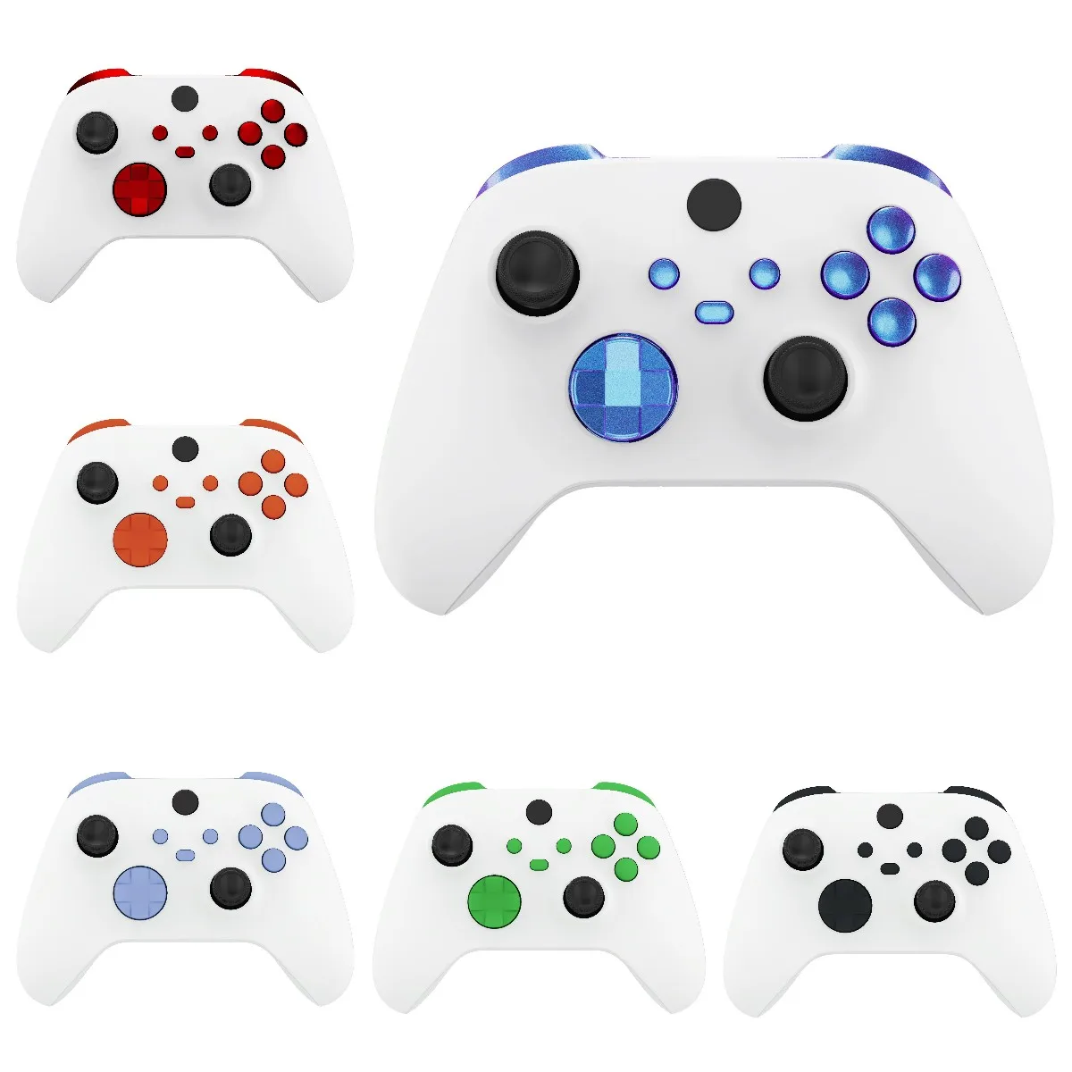Extremerate No Letter Sostituzione Personalizzata Pulsanti Set Completo Paraurti Trigger Pulsanti Dpad Per Controller Wireless Xbox Core
