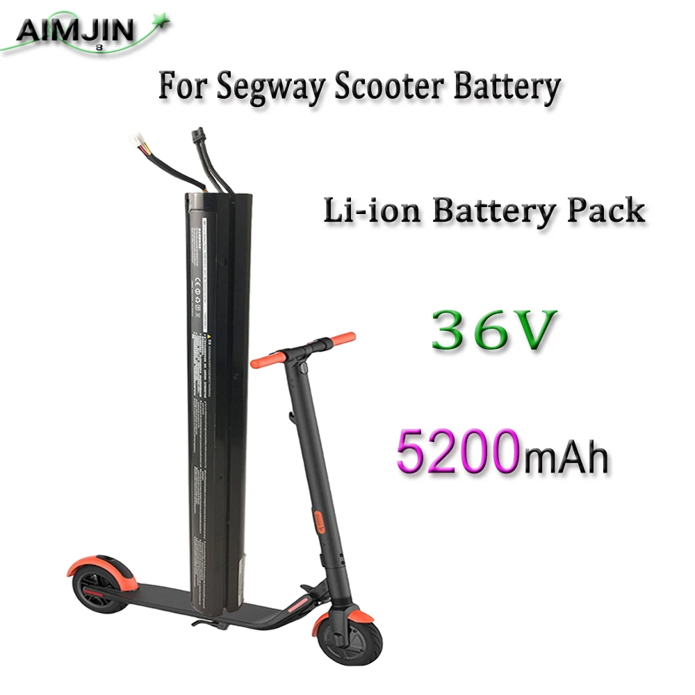 Fabbrica Originale Ninebot Segway Scooter Batteria 36V 5200Mah Scooter Fastener Capacità Reale Per Ninebot Segway Es1 Es2 Es4 Series