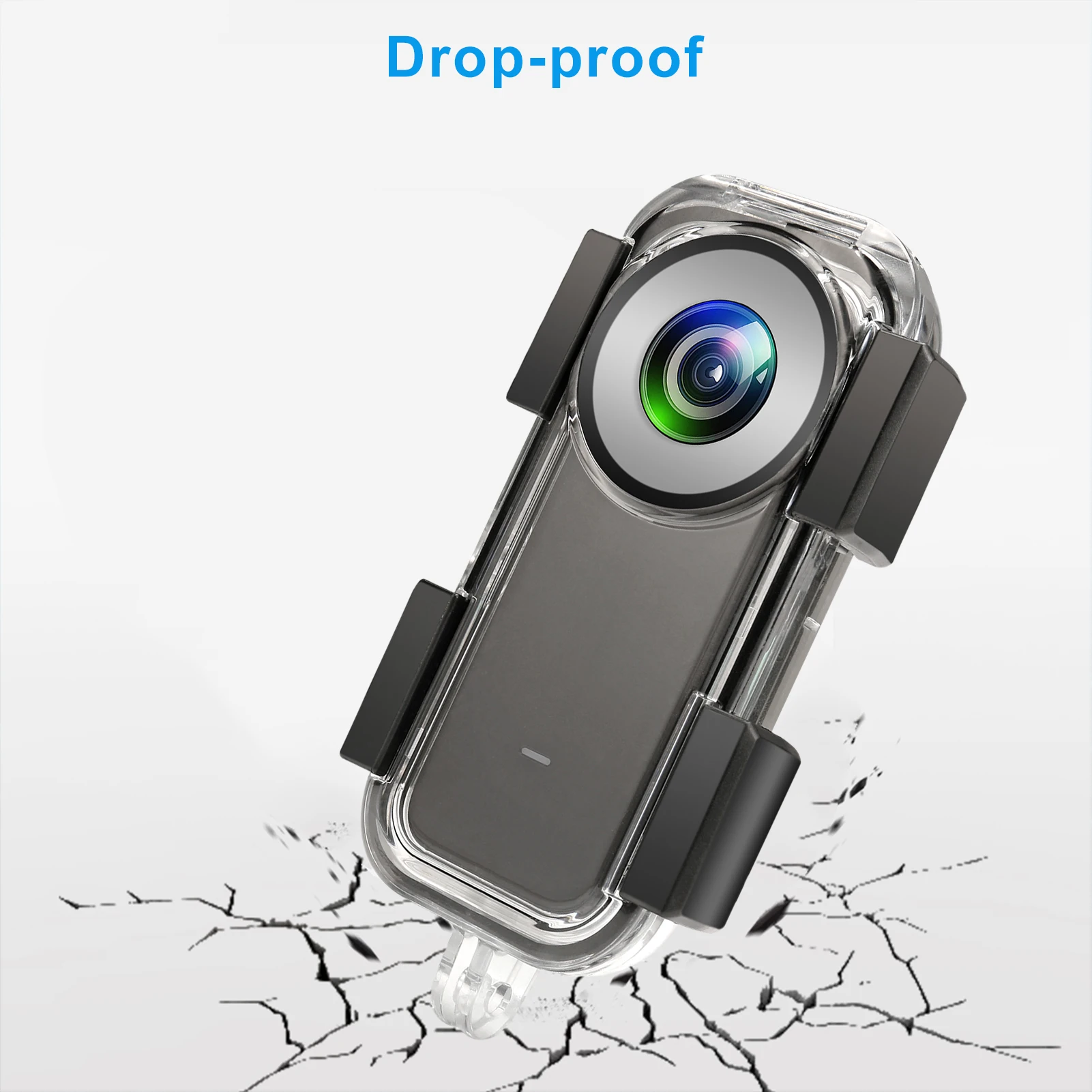 Protective Shell For Insta 360 One X2 Water Resistant 30M Protective Shell Panoramic Underwater Protective Shell Cover