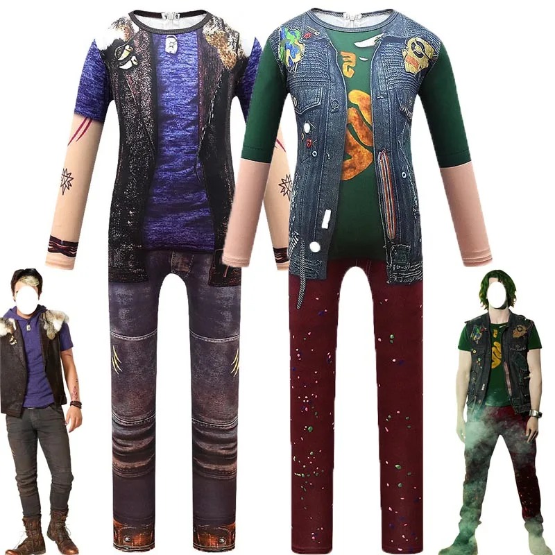 2020 Zombies 2 Costumi Di Halloween Per Bambini Anime Bucky Zed Cosplay Body Ragazzi Performance Tute Abbigliamento Da Festa Per Bambini