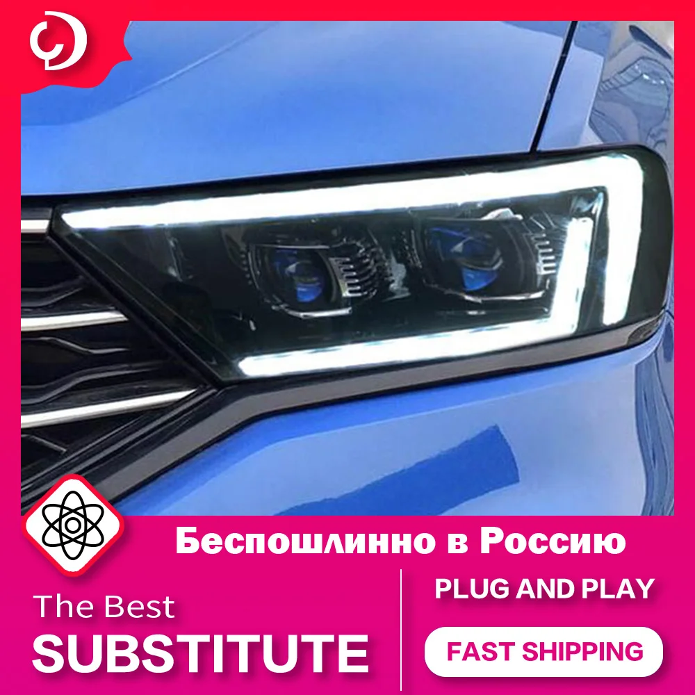 Akd Car Styling Fari Per T-Roc T Roc Troc 2018-2021 Led Faro Drl Lampada Frontale Proiettore Led Accessori Automobilistici