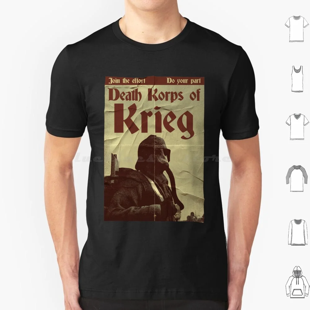 Death Korps Rection Poster T-Shirt T Shirt Cotton Uomo Donna Stampa Fai Da Te Death Korps Of Krieg Imperial Guard Cadia Imperium