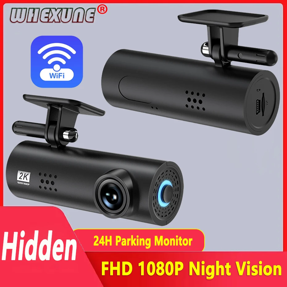 Nuovo Wifi Hidden Dash Cam Full Hd 1080P Mini Car Camera Dvr G-Sensor Registratore Di Guida Versione Notturna App Dashcam Pk Xiaomi 70Mai