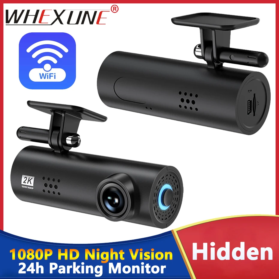 New Hidden Dash Cam Wifi Full Hd 1080P Mini Car Camera Dvr G-Sensor Registratore Di Guida Versione Notturna App Dashcam Pk Xiaomi 70Mai