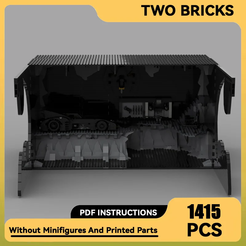 Hero Movie Ycmoc Building Blocks Batcave Shadowbox Redux Model Technology Bricks Assemblaggio Fai Da Te Dark Knight Toys For Kids